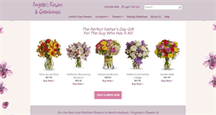 Desktop Screenshot of forgettasflowers.com